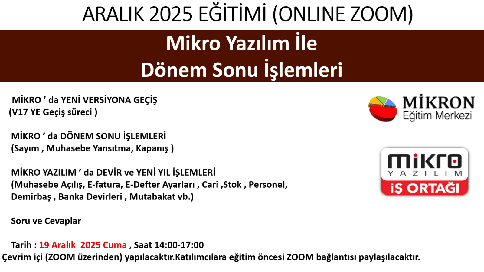 MİKRO YAZILIM UYGULAMALI - ÜRETİM YONETİMİ - MAYIS 2025